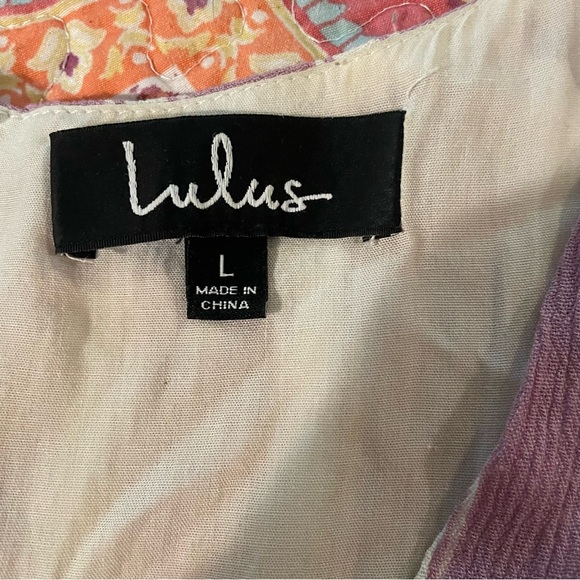 Lulu's Mauve Striped Button-Down Midi Dress - Picture 4 of 8